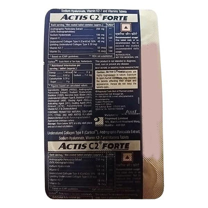 ACTIS C2 FORTE Tablet 10's - Global Surgicals