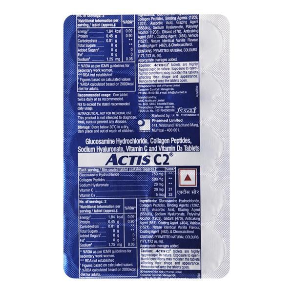 Actis C2 Tablet 10'S - Global Surgicals
