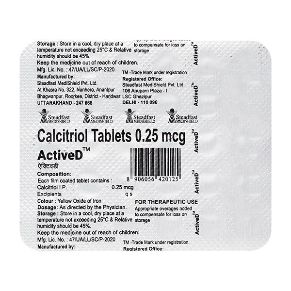 ACTIVE D Tablet 30's - Global Surgicals