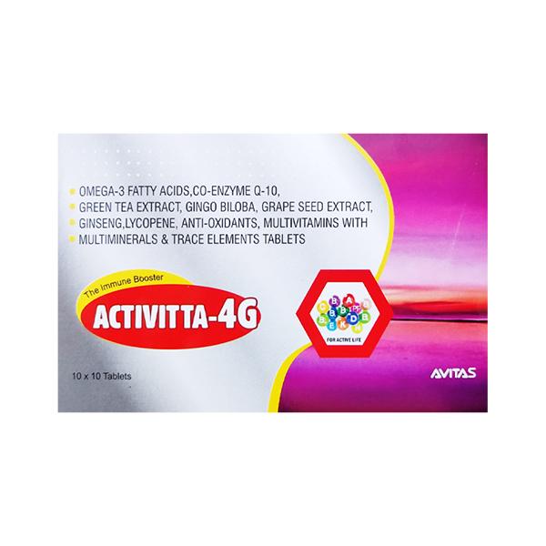 ACTIVITTA 4G Tablet 10's - Global Surgicals