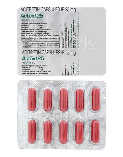 Actoid 25mg Capsule 10'S - Global Surgicals