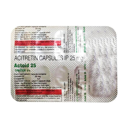 Actoid 25mg Capsule 10'S - Global Surgicals