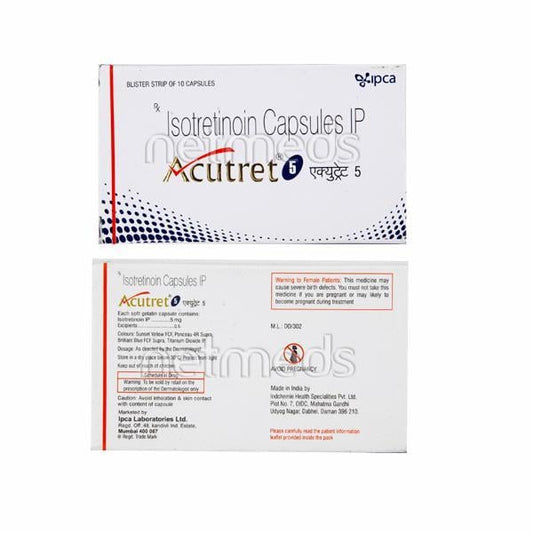 Acutret 5mg Capsule 10'S - Global Surgicals