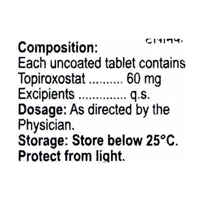 TOPIMAC 60 Tablet 10's