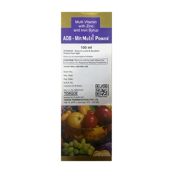 Adb Min Multi Power Syrup 100ml - Global Surgicals