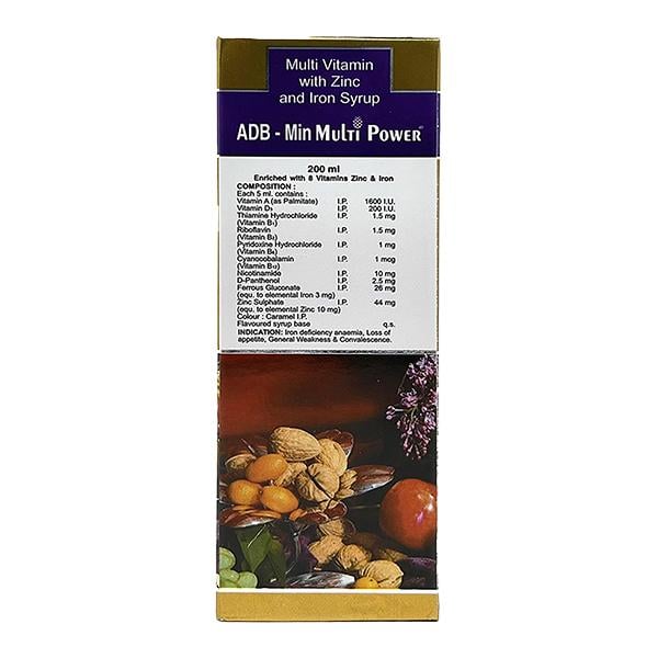 Adb Min Multi Power Syrup 200ml - Global Surgicals