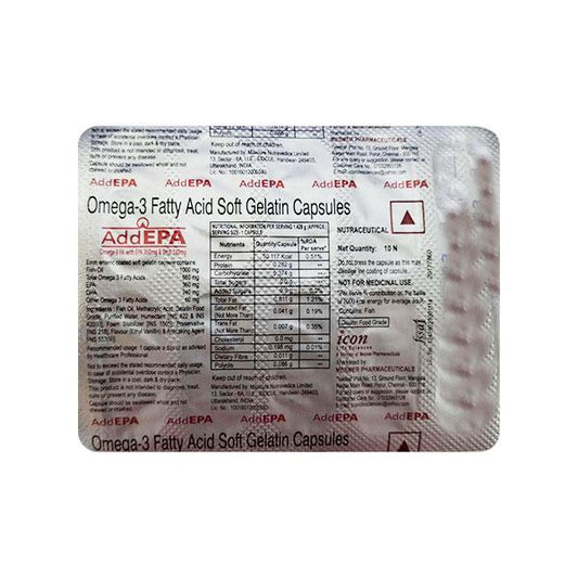ADDEPA Soft Gelatin Capsule 10's - Global Surgicals