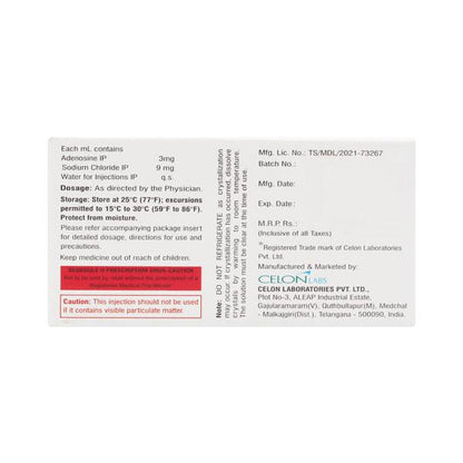 Adenoz 6Mg Injection 2ml - Global Surgicals
