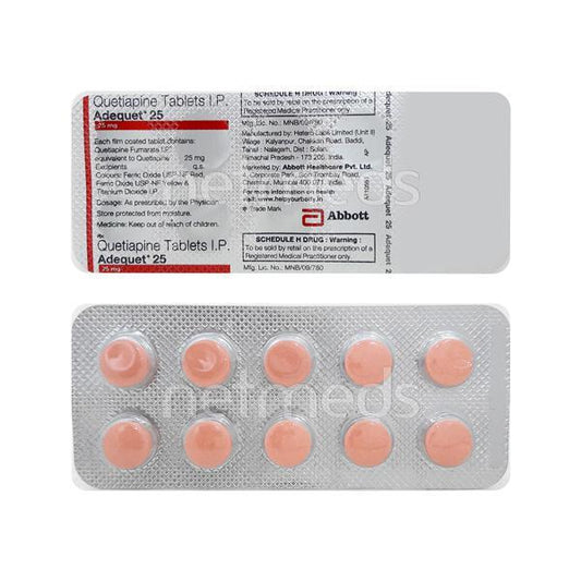 Adequet 25mg Tablet 10'S - Global Surgicals