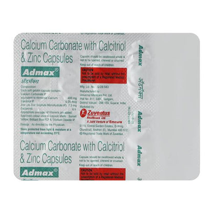 Admax Capsule 10'S - Global Surgicals