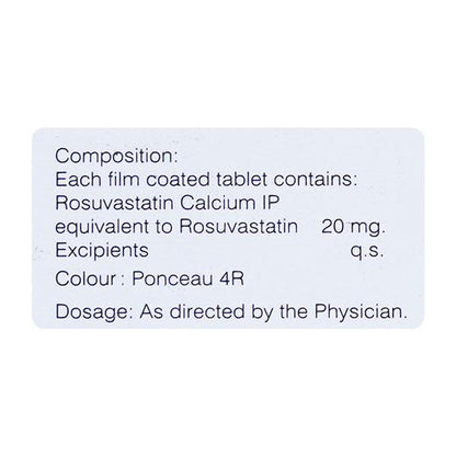 Advastat 20Mg Tablet 10's - Global Surgicals