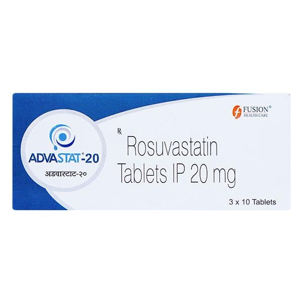 Advastat 20Mg Tablet 10's - Global Surgicals