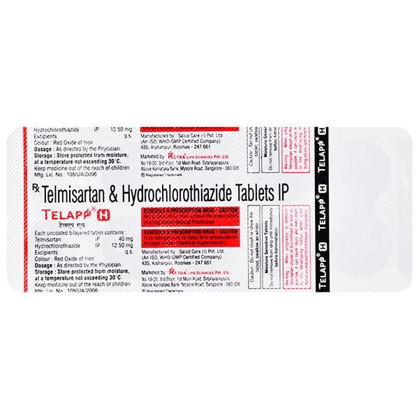 TELAPP H 40mg Tablet 10's