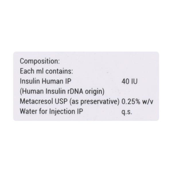 XSULIN R 40iu Injection 10ml