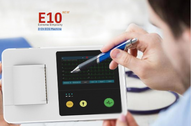 Zoncare Extreme Simplicity 3-Ch ECG Machine