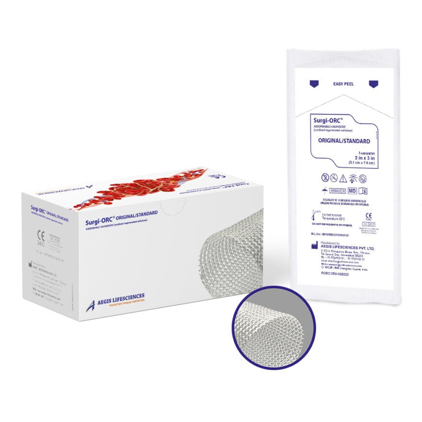 Aegis Surgi ORC Oxidised Regenerated Cellulose - Global Surgicals