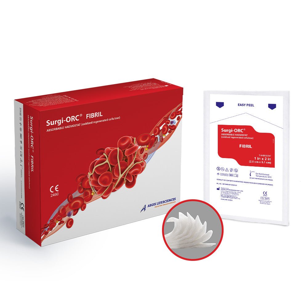 Aegis Surgi ORC Oxidised Regenerated Cellulose Fibril - Global Surgicals