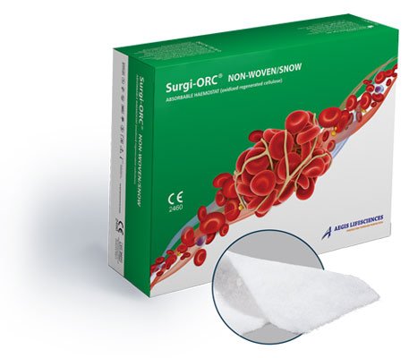 Aegis Surgi ORC Oxidised Regenerated Cellulose Snow - Global Surgicals