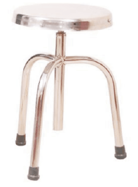 Aemepl Healthcare Revolving Stool Stainless Steel - Global Surgicals