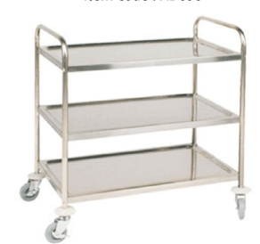 Aemepl Healthcare Shelves Instrument Trolley - Global Surgicals
