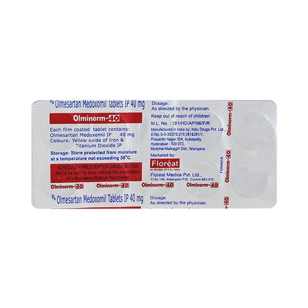 OLMINORM 40 Tablet 10's