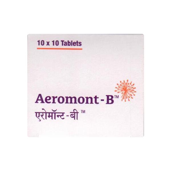 AEROMONT B Tablet 10's - Global Surgicals