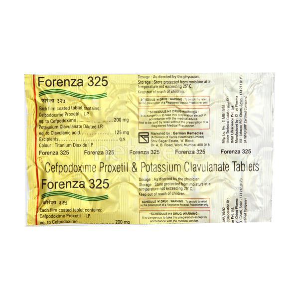 Forenza 325mg Tablet 10'S