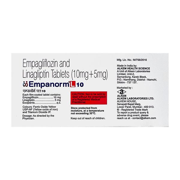 EMPANORM L 10 Tablet 10's