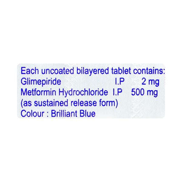 HILMET GM 2mg Tablet 10's