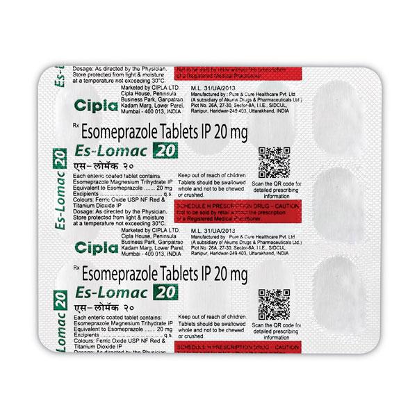 ES LOMAC 20 Tablet 15's