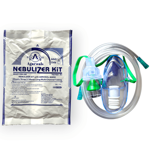 Agarwals Nebulizer Mask With Air Tube And Medicine Chamber Adult - Global Surgicals