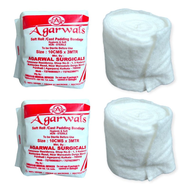 Agarwals Soft Roll Cast Padding Bandage - Global Surgicals
