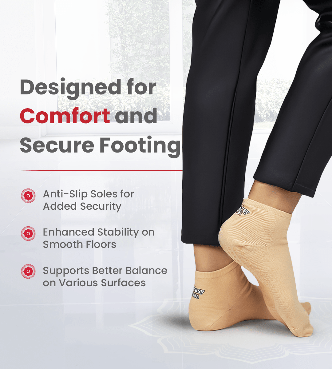 AGEasy Anti - Slip Socks - Global Surgicals
