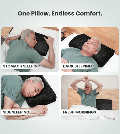 AGEasy Cervical Pillow (Charcoal Grey) - Global Surgicals