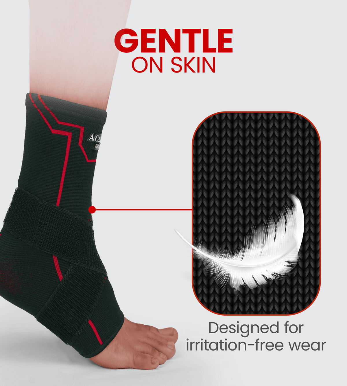 AGEasy Comfort Ankle Sleeve - Global Surgicals