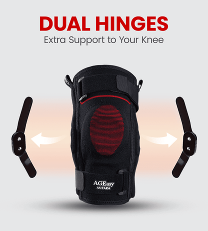 AGEasy Comfort Knee Cap with Hinged Side Support - Global Surgicals
