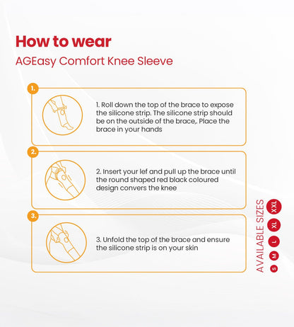 AGEasy Comfort Knee Sleeve - Global Surgicals