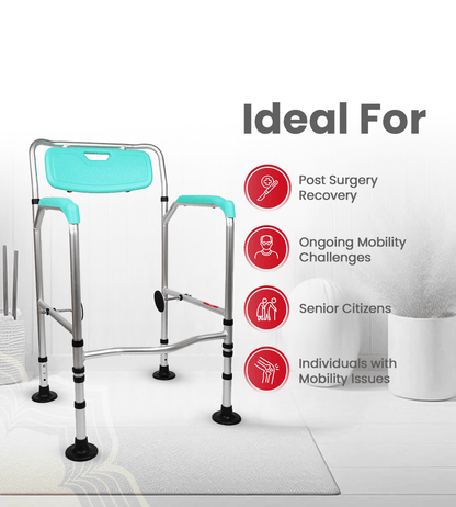 AGEasy Commode Frame for Elders - Global Surgicals