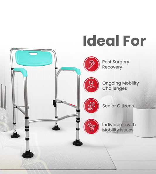AGEasy Commode Frame for Elders - Global Surgicals