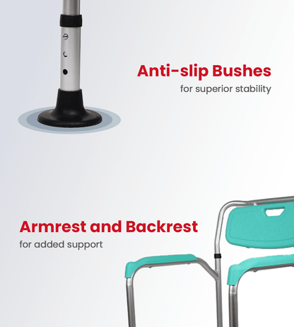 AGEasy Commode Frame for Elders - Global Surgicals