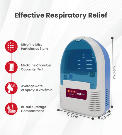 AGEasy Compressor Nebulizer With Compartment - Global Surgicals