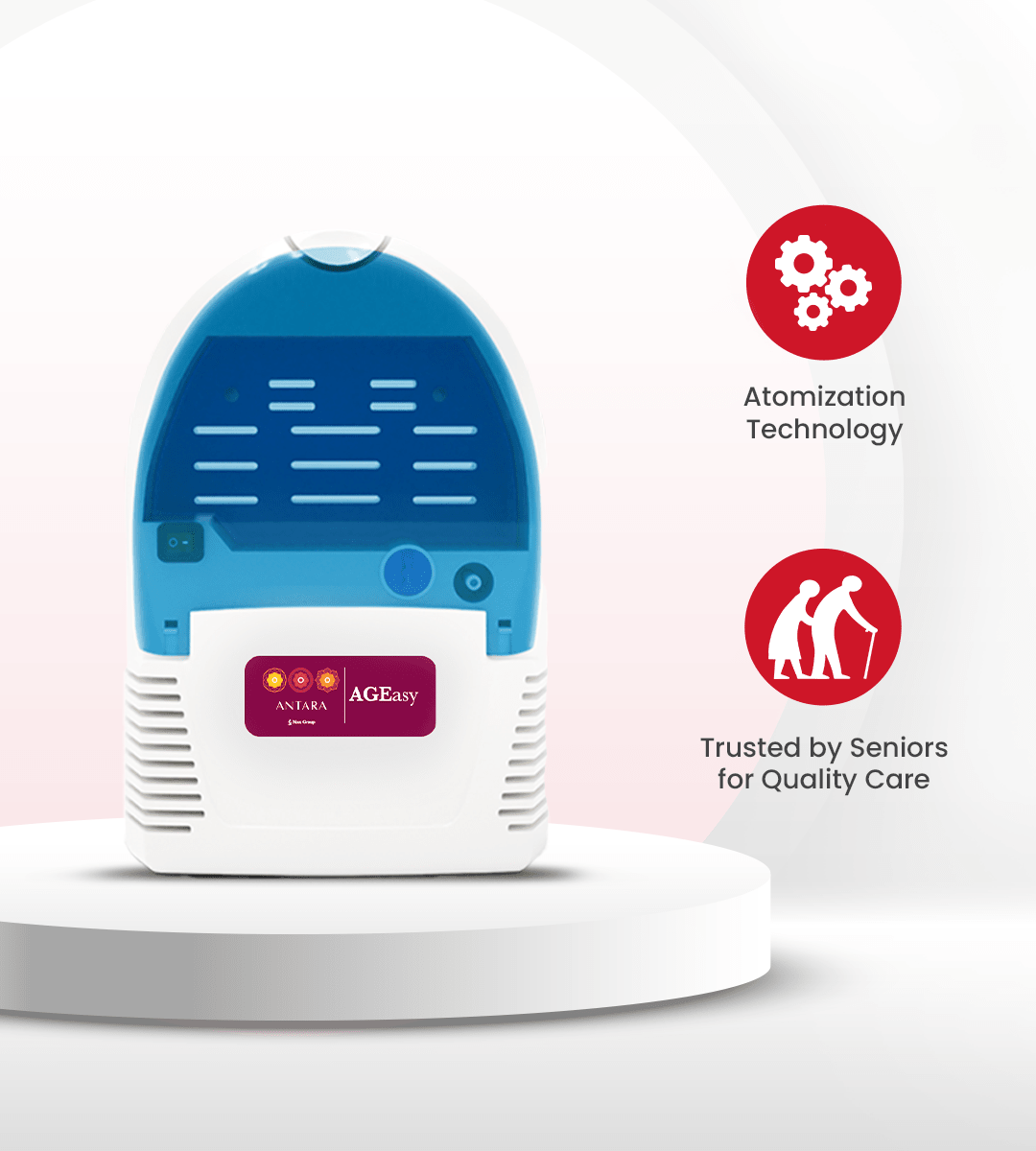AGEasy Compressor Nebulizer With Compartment - Global Surgicals