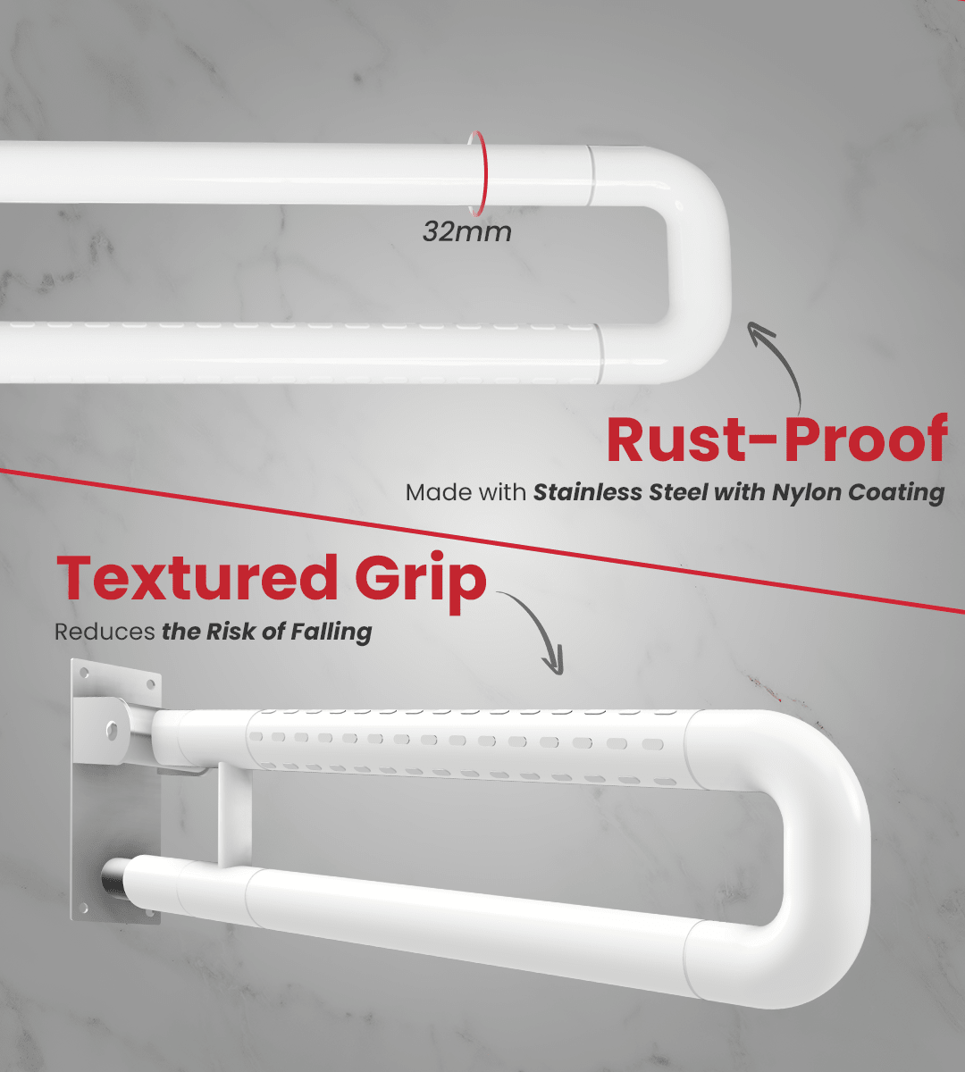 AGEasy Fold UP Support Grab Bar - Global Surgicals