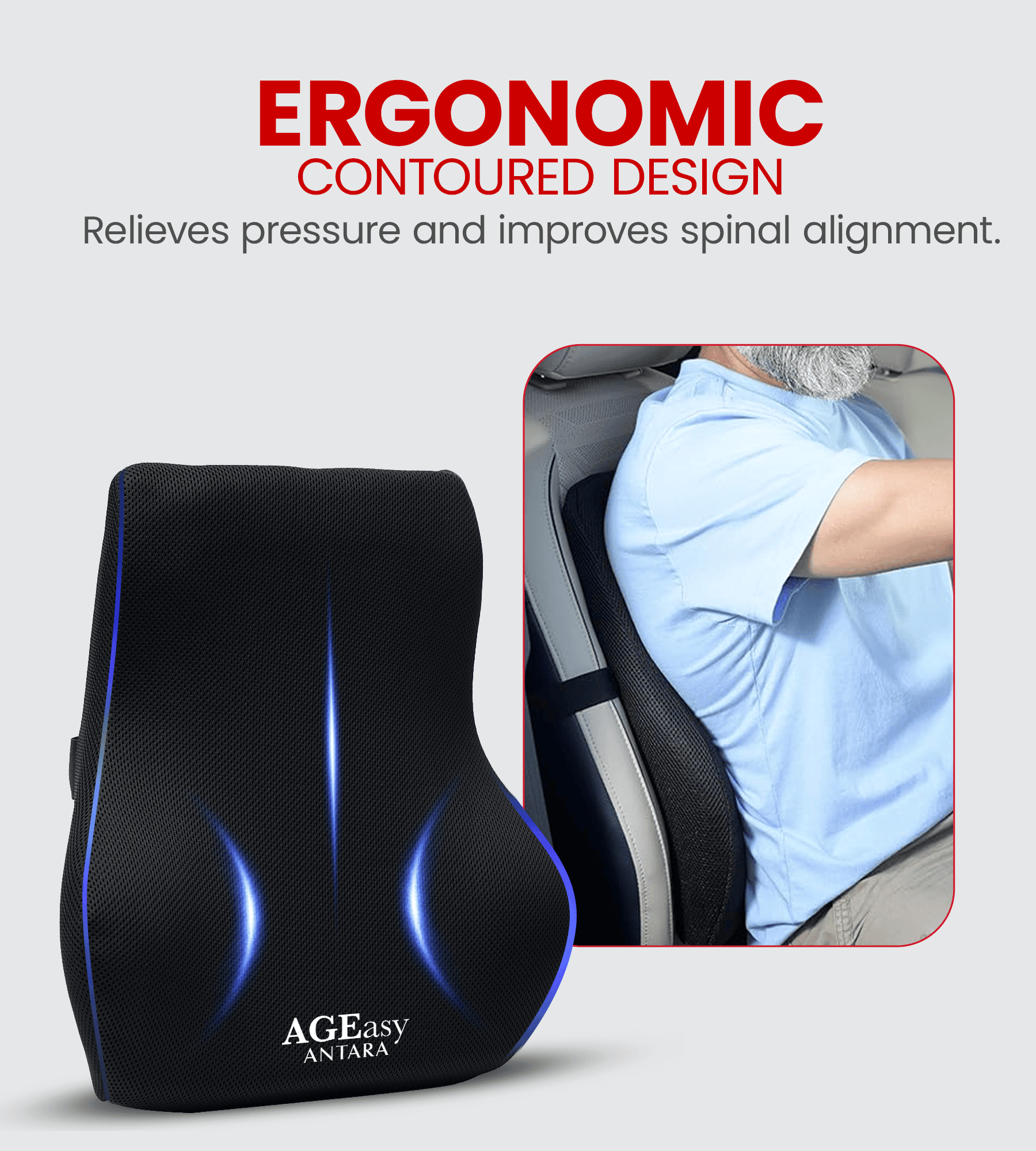 AGEasy Lumbar Back Support - Global Surgicals