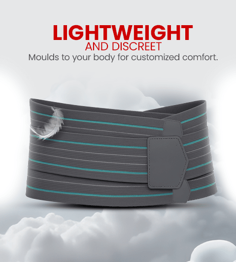 AGEasy Lumbo Sacral (LS) Belt - Non Contoured | Lower Back Support | Pain Solution for Back and Abdomen - Global Surgicals