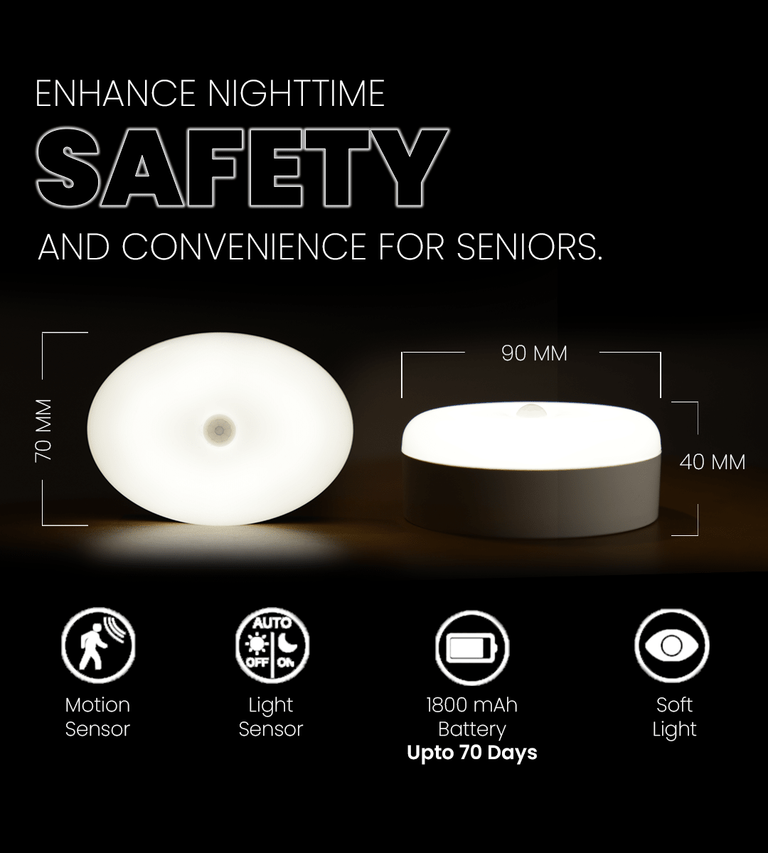 AGEasy Motion Sensor Light - Global Surgicals