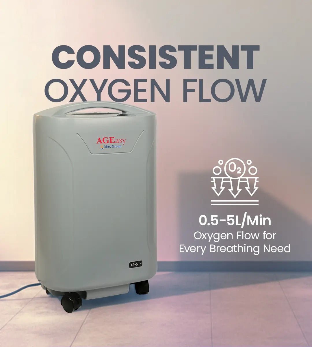 AGEasy Oxygen Concentrator - 5L - Global Surgicals