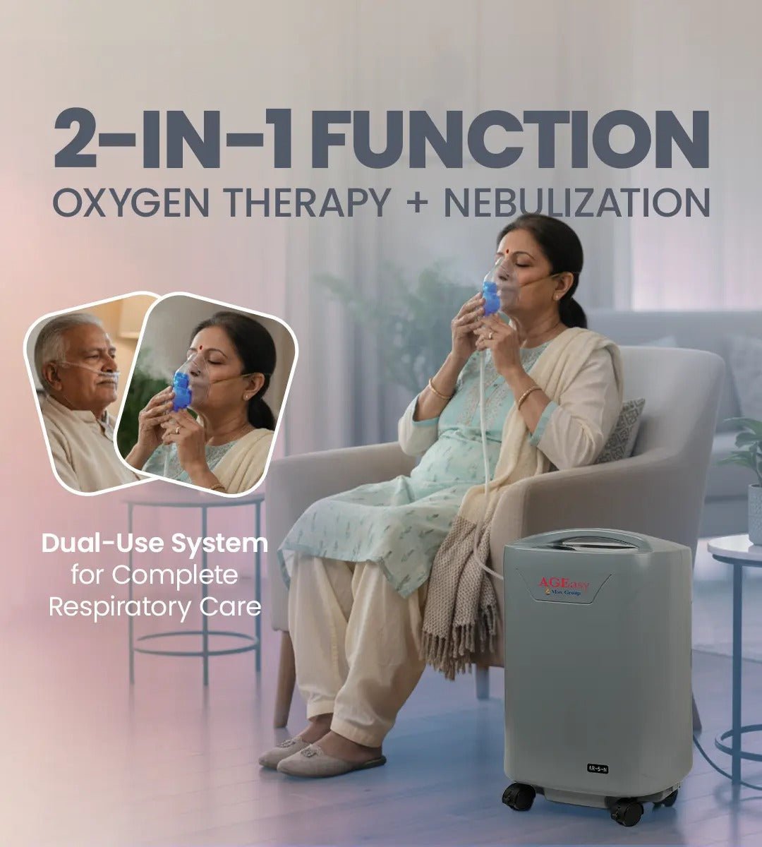 AGEasy Oxygen Concentrator - 5L - Global Surgicals