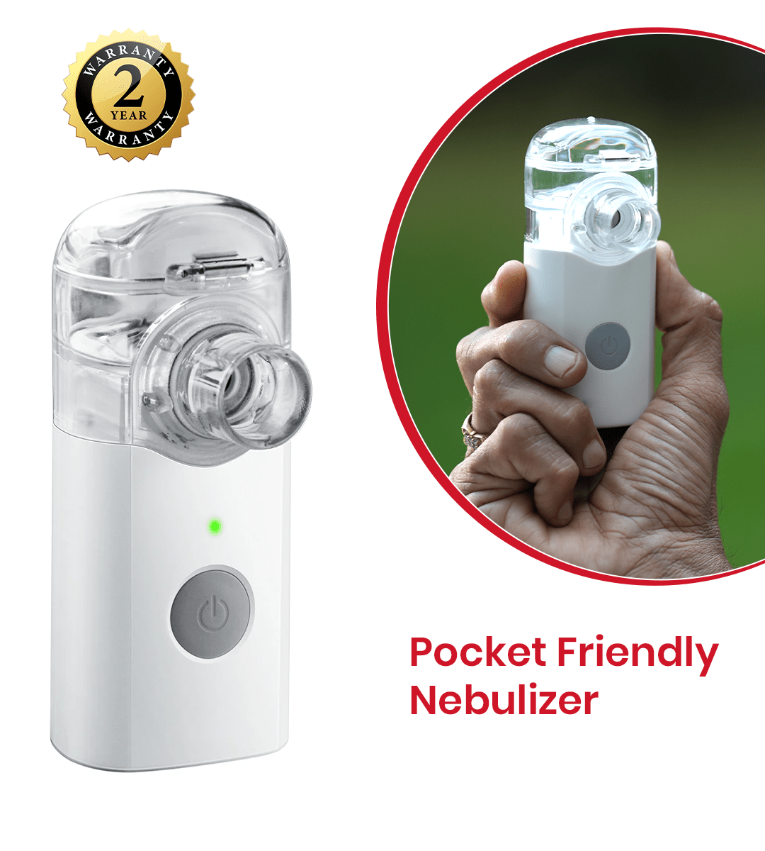AGEasy Portable Mesh Nebulizer - Global Surgicals