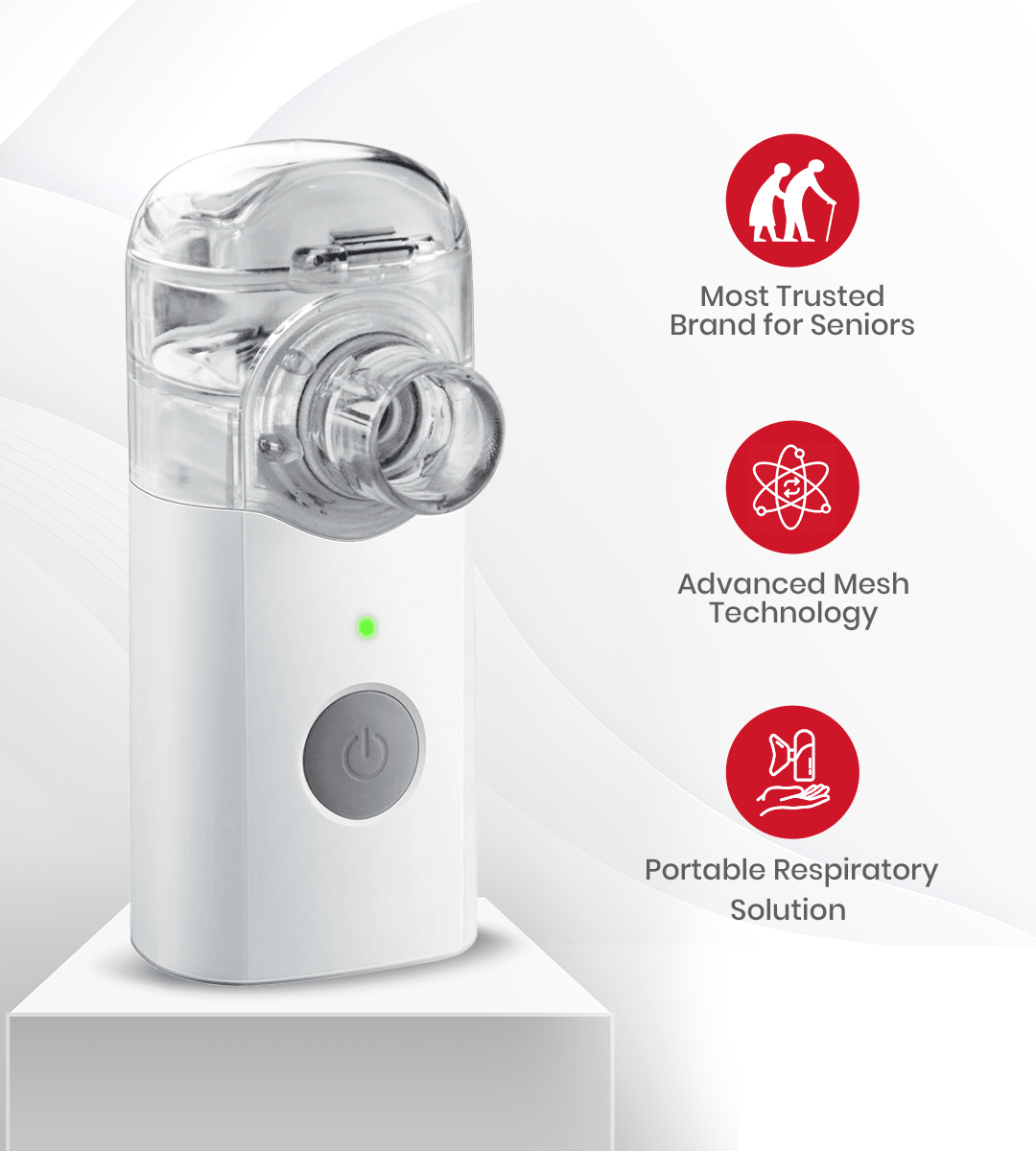 AGEasy Portable Mesh Nebulizer - Global Surgicals